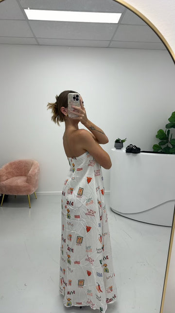 By Frankie Margarita Strapless Maxi