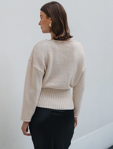 White Closet - BOUCLÉ KNIT JUMPER