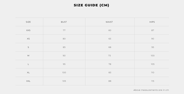 Eliya the Label Size Guide