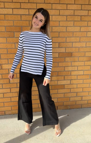 White Closet - Split Side Long Sleeve