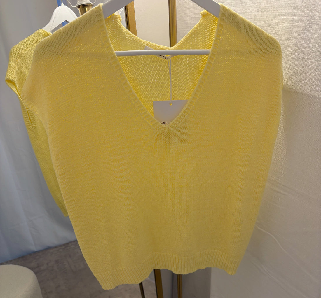 Label Of Love - Lemon Knit Vest