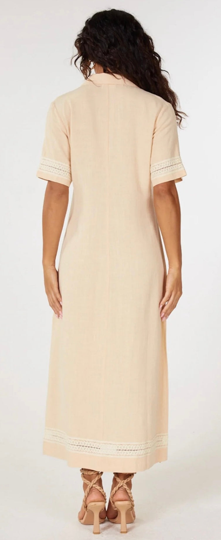 GIRL & THE SUN Haven Button Down Maxi
