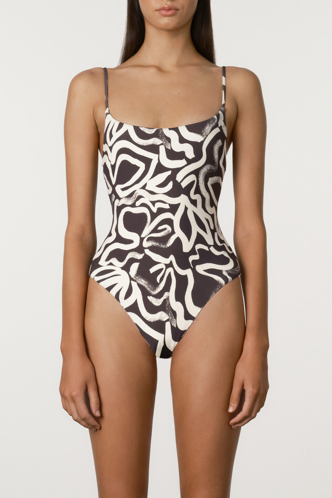 Zulu & Zephyr Paint Flower Reversible One Piece